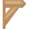 Ekena Millwork Traditional Rough Sawn Arts and Crafts Outlooker, Western Red Cedar, 8"W x 20"D x 24"H OUT08X20X24TRA03RWR - alternate 2